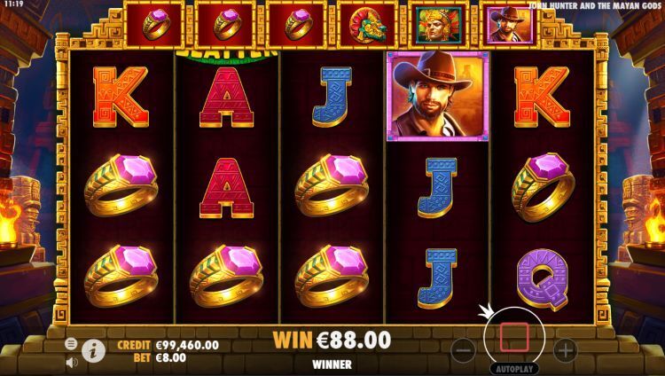 John Hunter and the Mayan Gods slot free spins