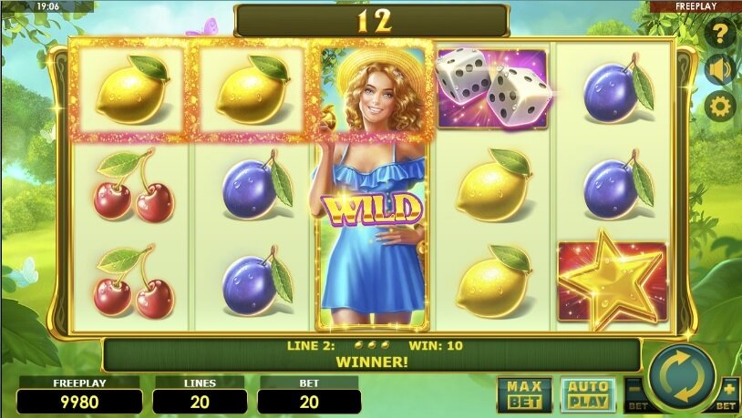 Lady Fruits 20 gokkast