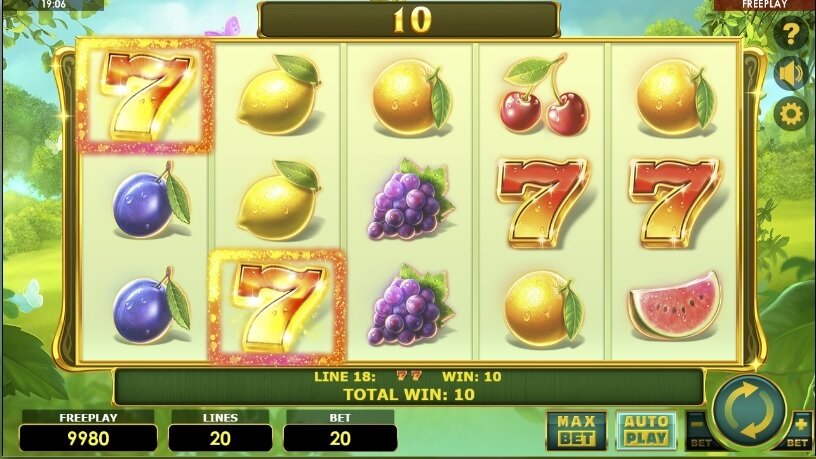Lady Fruits 20 slot