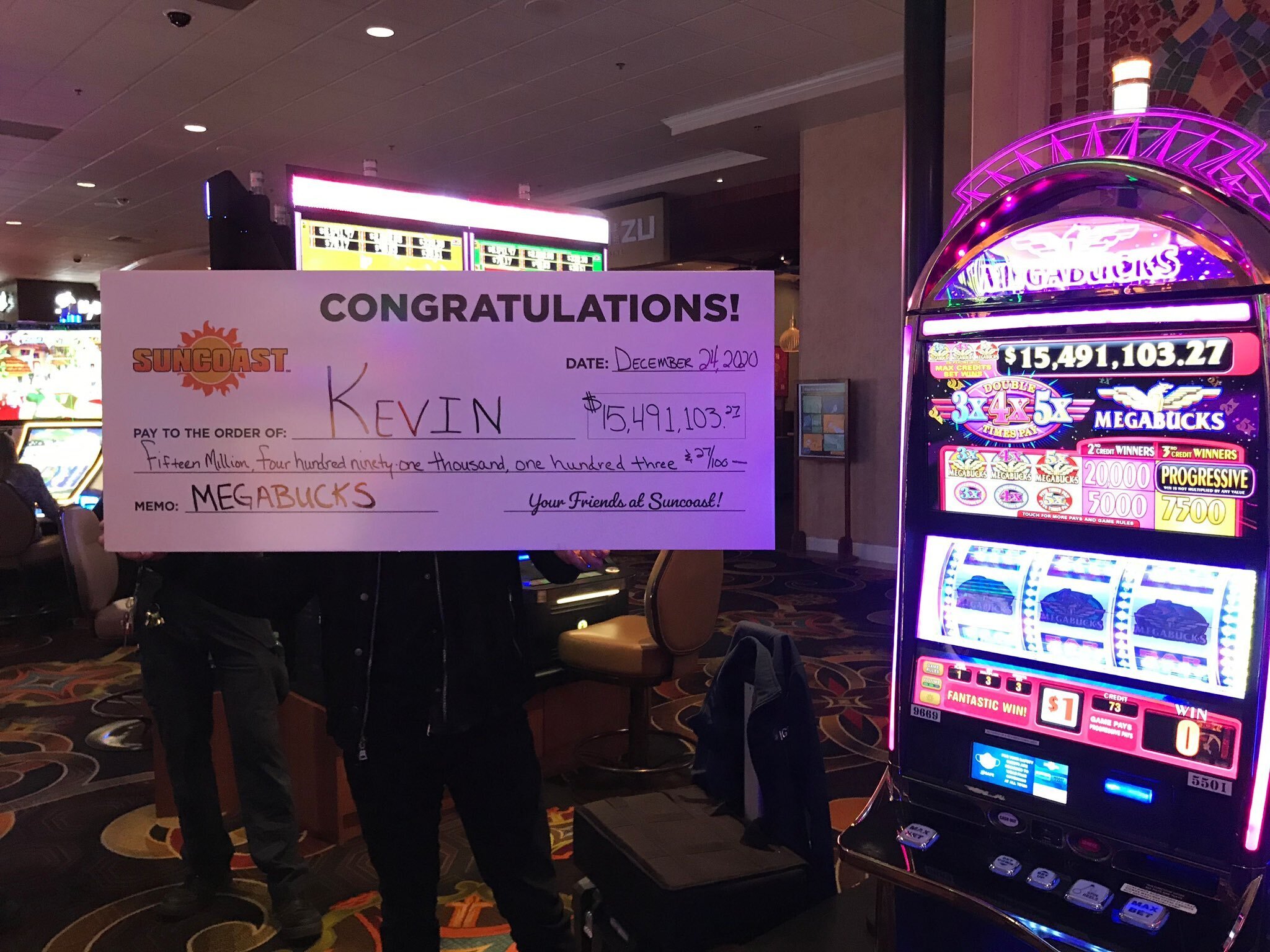 Megabucks winnaar las Vegas