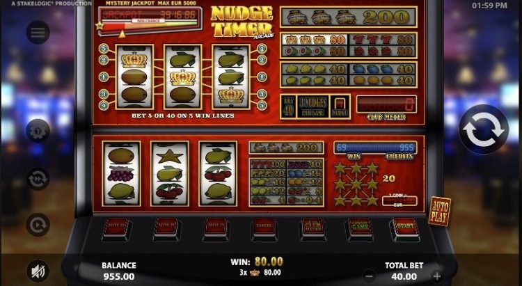 Nudge Timer Arcade slot review
