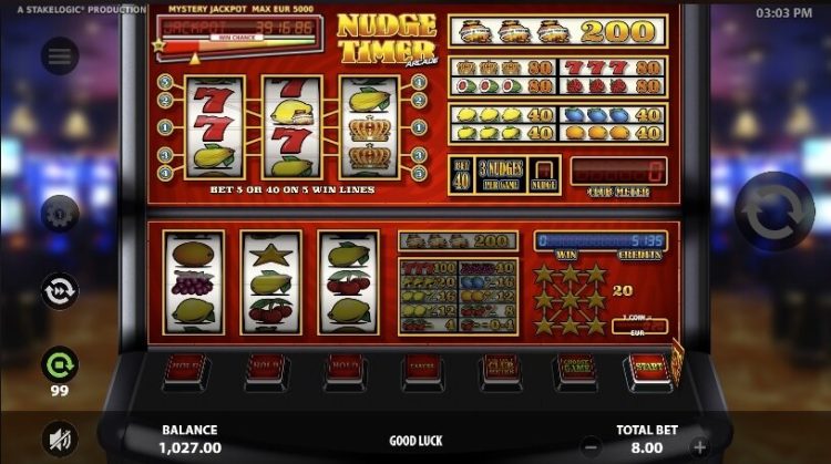 Nudge Timer Arcade online gokkast gameplay
