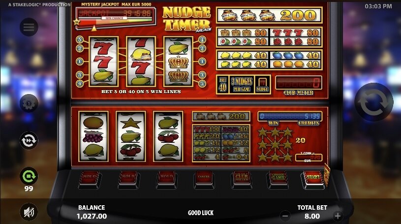 Nudge Timer Arcade gokkast