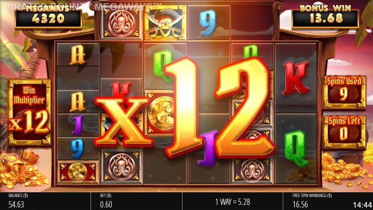 Pirates Bounty Megaways slot Free Spins Blueprint Gaming