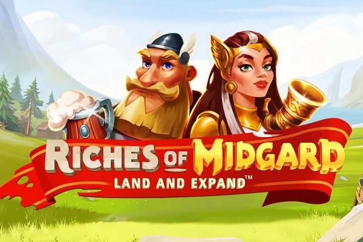 Riches of Midgard land and expand netent logo