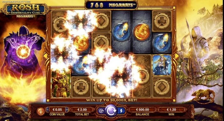 Rosh Immortality Cube Megaways online slot gameplay