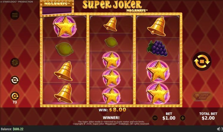 Super Joker Megaways slot review win