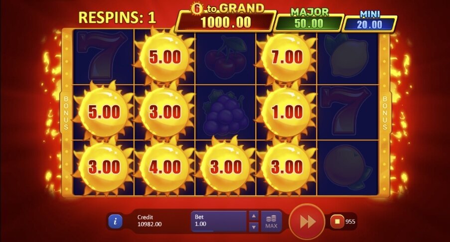Super Sunny Fruits Hold and Win gokkast