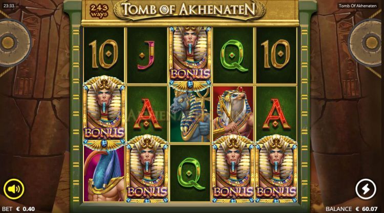 Tomb of Akhenaten slot Nolimit City