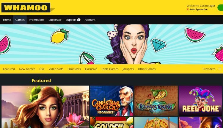 Whamoo casino review spelaanbod