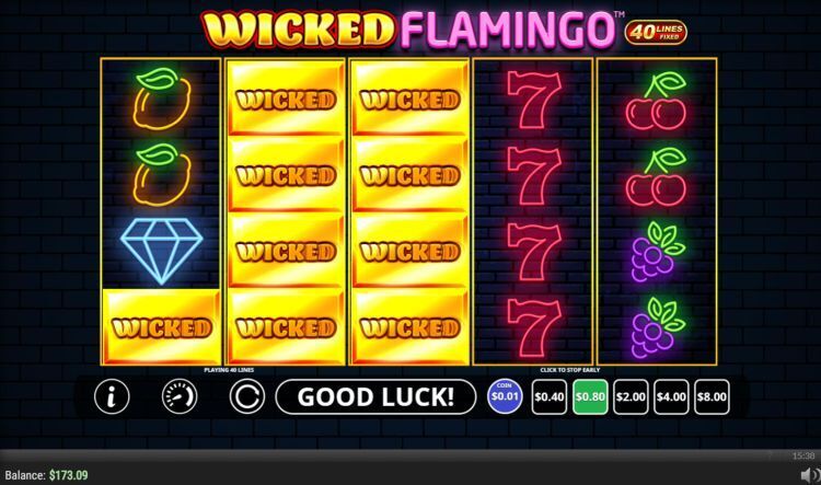 Wicked Flamingo slot review Skywind feature