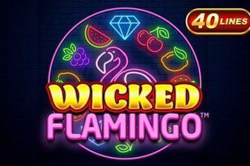 Wicked Flamingo slot review Skywind logo