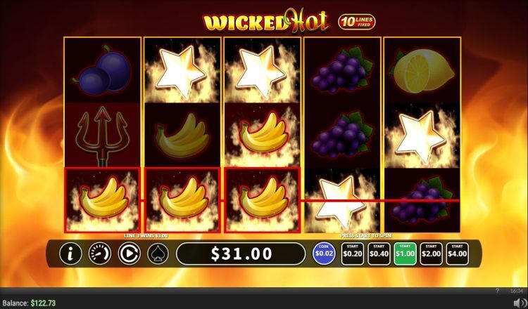 Wicked Hot slot big win