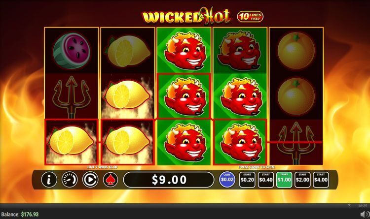 Wicked Hot gokkast gameplay