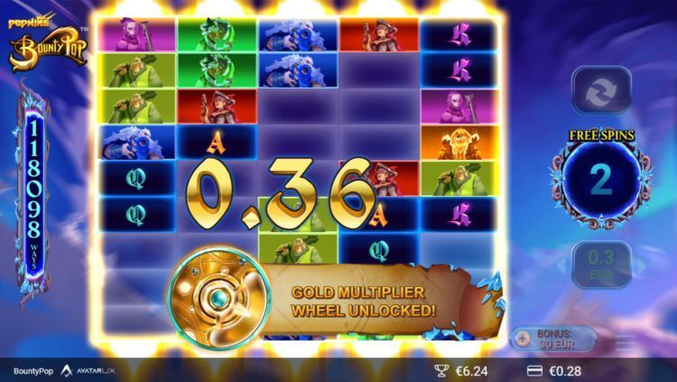 BountyPop Popwins gameplay Yggdrasil