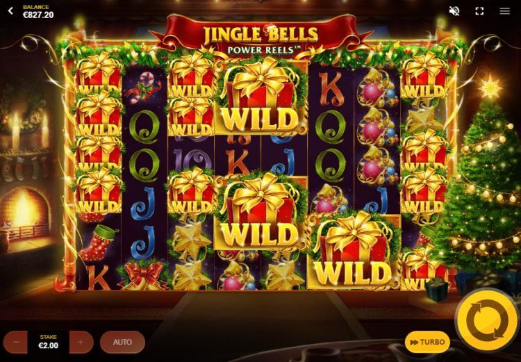 Jingle Bells Power Reels gokkast Wilds feature