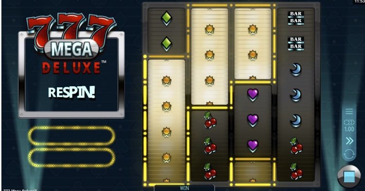 777 Mega Deluxe slot gameplay