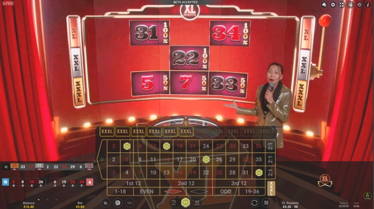 Authentic Gaming XL Roulette Live