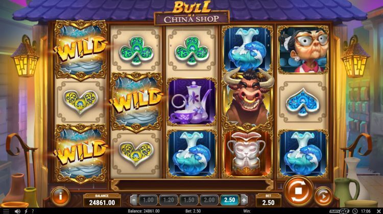 Bull in a china shop slot review big win 2