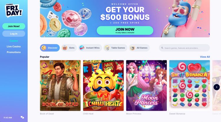 Casino Friday - Betrouwbaar Online Casino