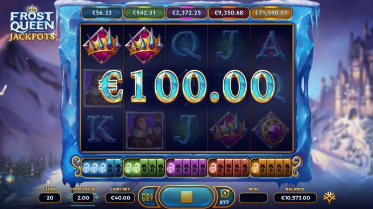 Frost Queen Jackpots slot big win