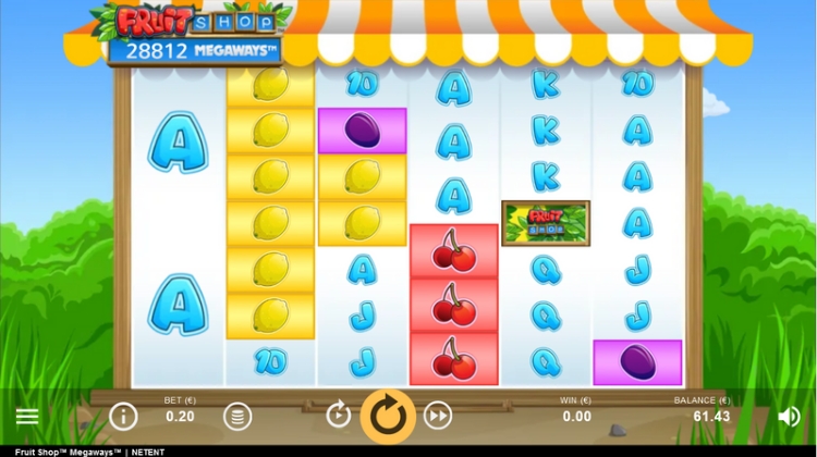 Fruit Shop Megaways Gameplay NetEnt