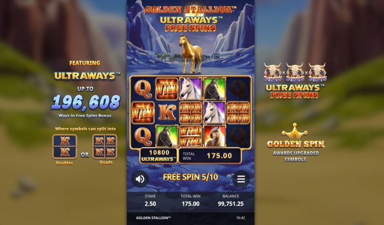 Golden Stallion gokkast bonus gameplay