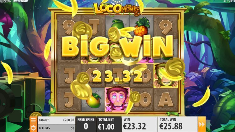 Loco the Monkey slot big win