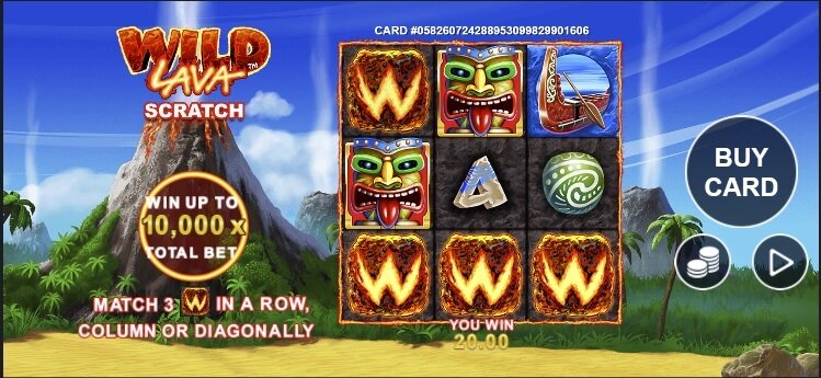 Playtech Wild Lava Scratch