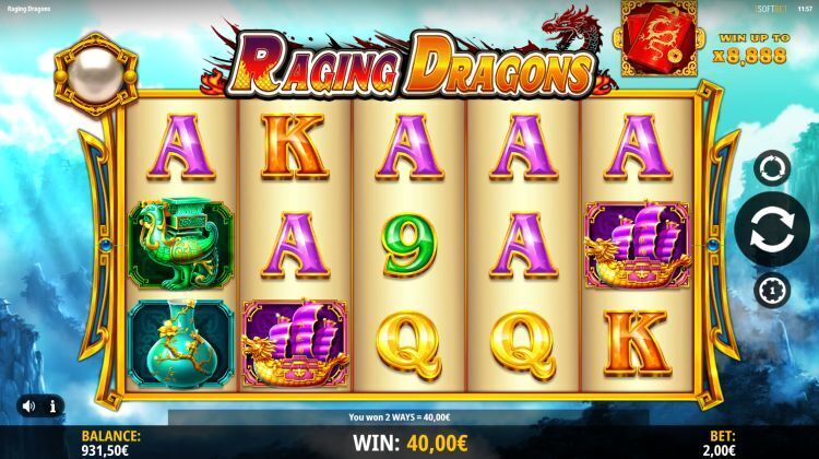Raging Dragons gokkast big win