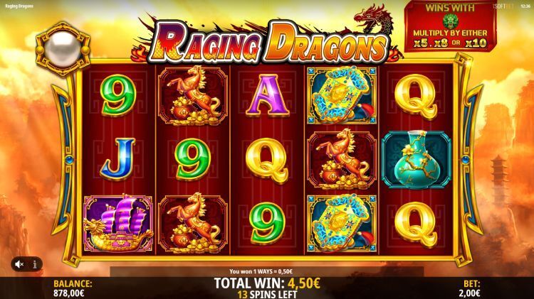 Raging Dragons online slot Free Spins