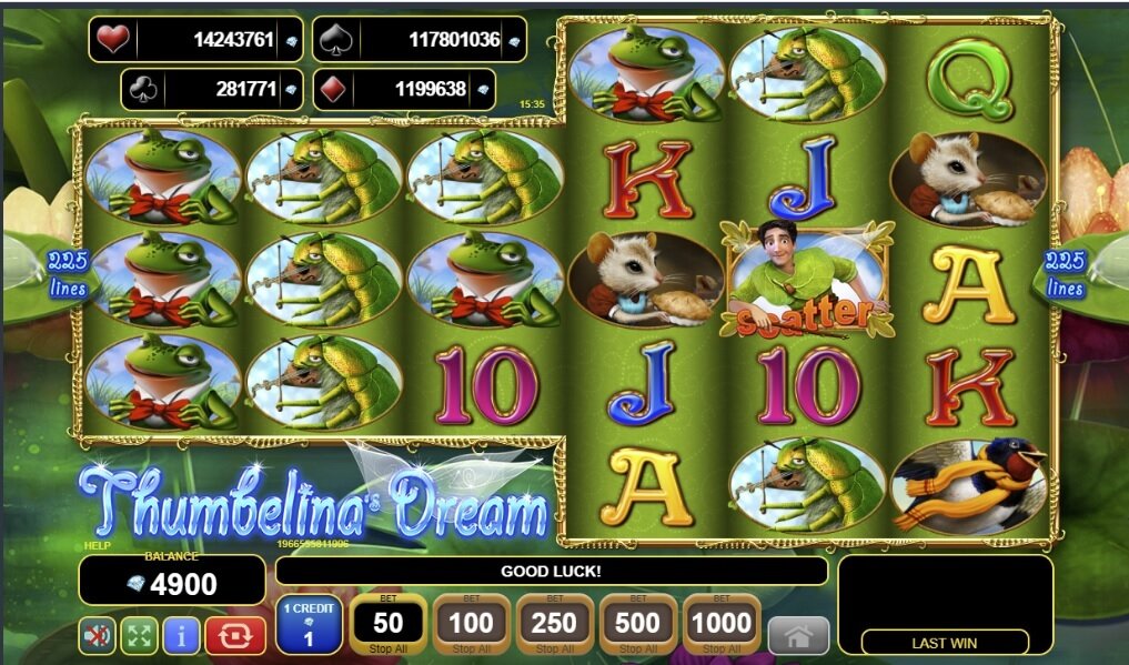 Thumbelina's Dream EGT
