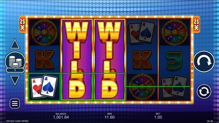 Vegas Cash Spins slot inspired
