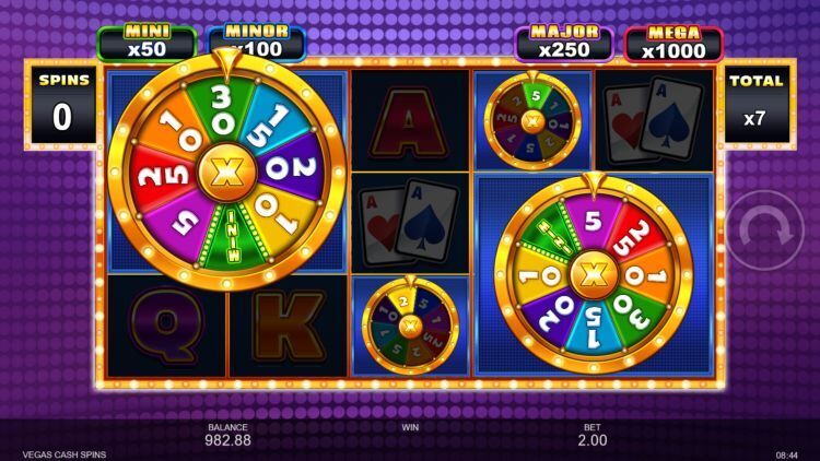 Vegas Cash Spins slot inspired review bonus