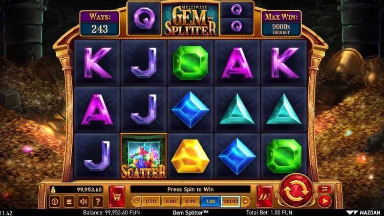 gem splitter slot review wazdan