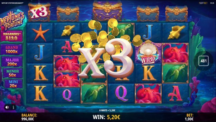 neptune's fortune megaways slot isoftbet