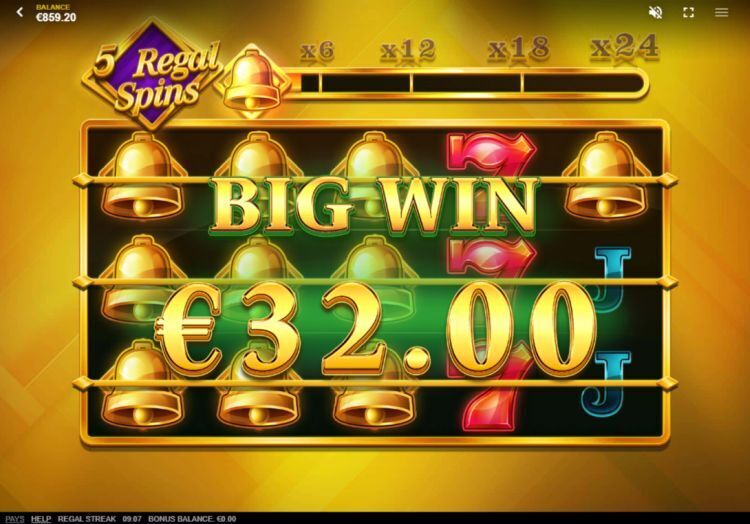 regal-streak slot free spins