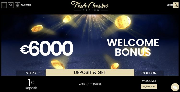 4 Crowns Casino - Welkomstbonus