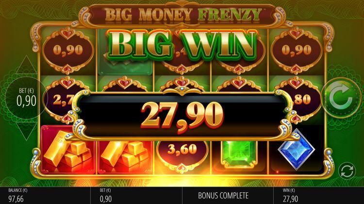 Big Money Frenzy gokkast big win