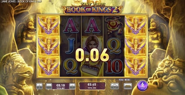 Jane Jones: Book of Kings 2 online slot gameplay