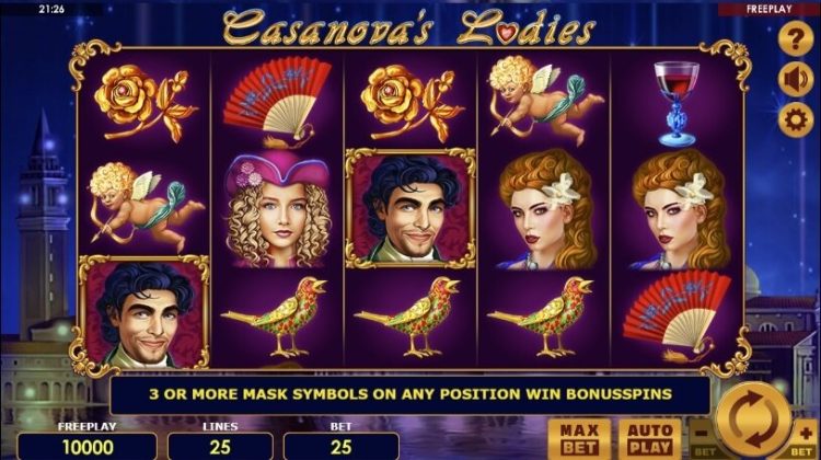 Casanova's Ladies slot review