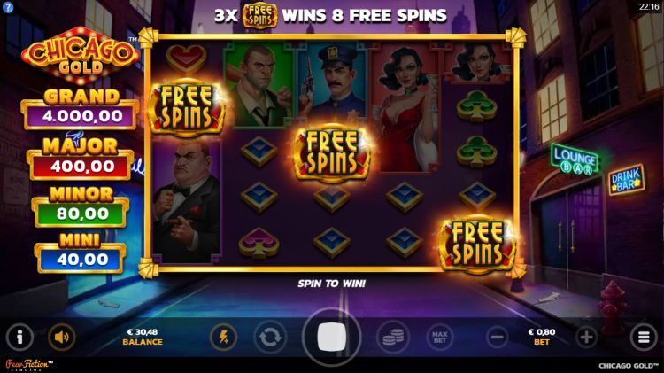 Chicago Gold slot bonus trigger