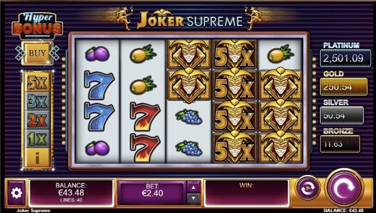 Joker Supreme slot gokkast gameplay