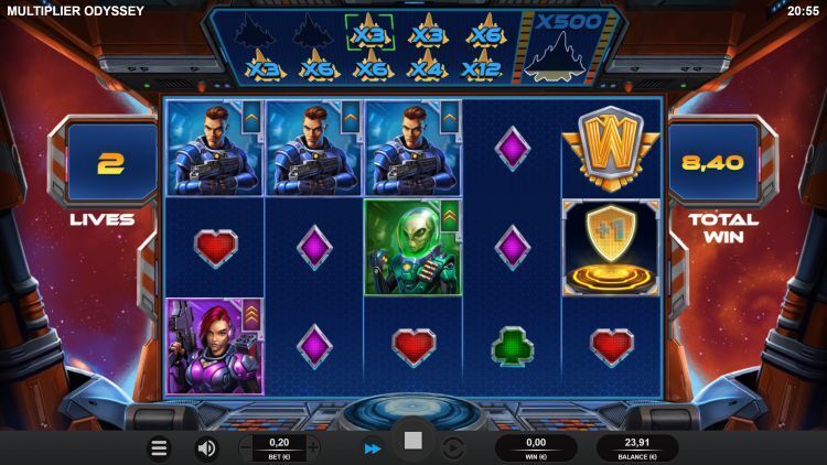 Multiplier Odyssey slot review win