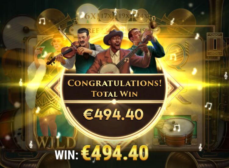 Paying Piano Club slot play n go big win