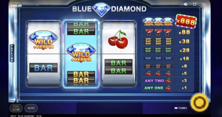Blue Diamond Red Tiger slot