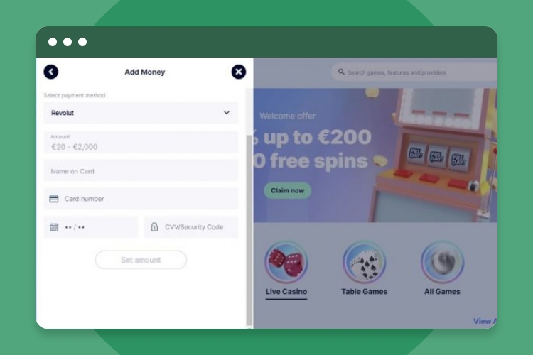 Betalen met Casino Revolut