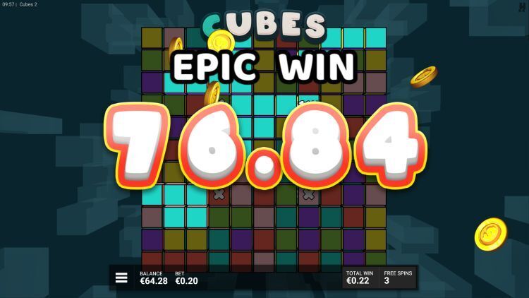 Cubes 2 Hacksaw gokkast epic win