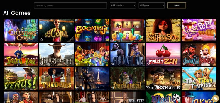 Casino Empire – Spelaanbod