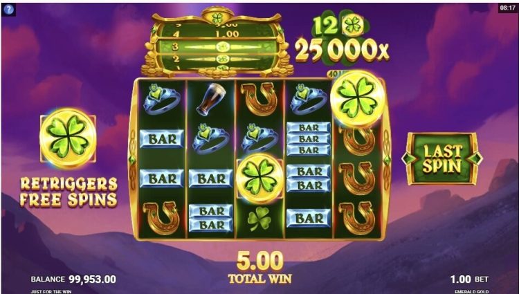 Emerald Gold online gokkast Just For The Win